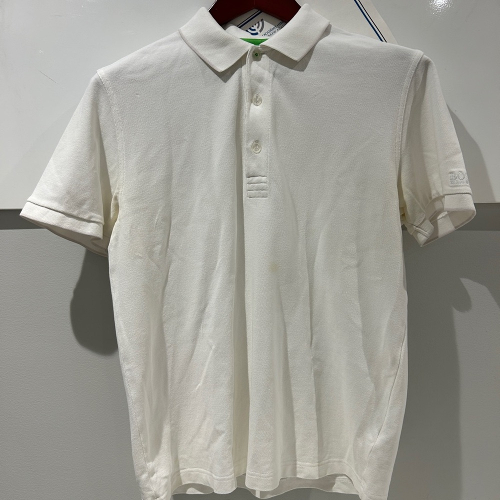 HUGO BOSS White Polo Shirt